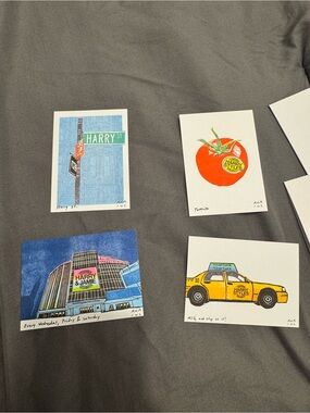 4 Harry style prints from NYC pop up shop